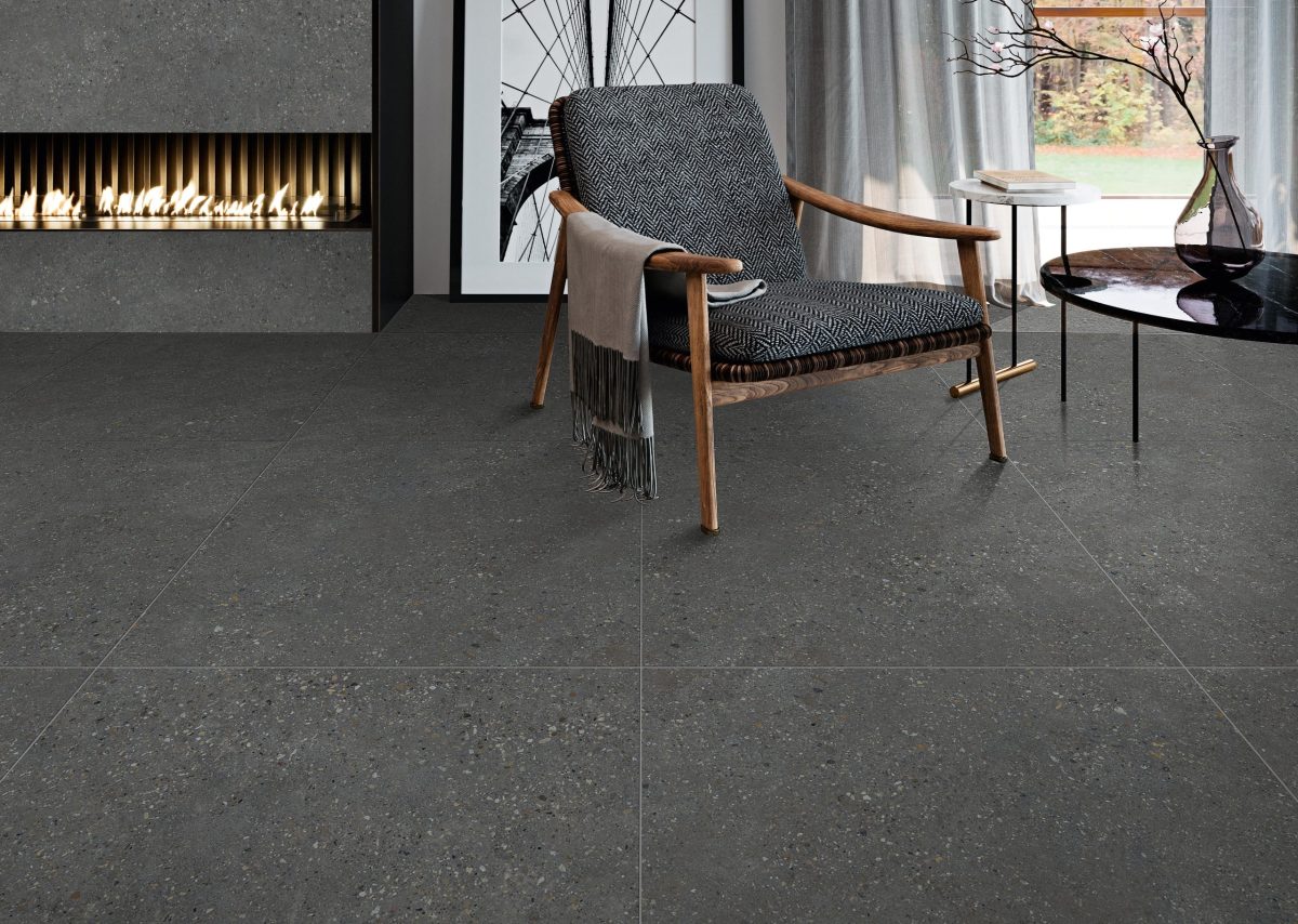 FRAMMENTI ASH EXTERNAL TILE 600x600mm