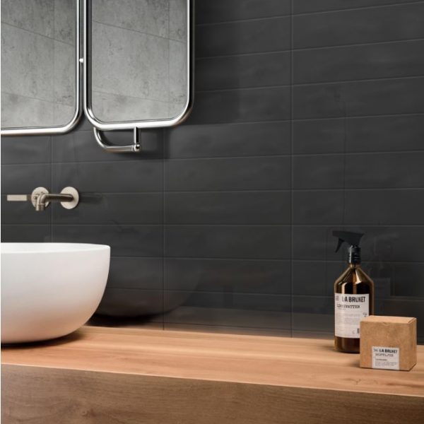 PASHA GUNMETAL GREY GLOSS 75x300