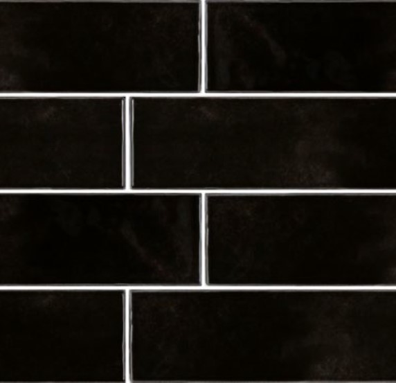 CASABLANCA BLACK GLOSS TILE 58x242mm