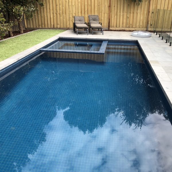 GLOSS LAGOON BLUE MOSAIC 47X47mm