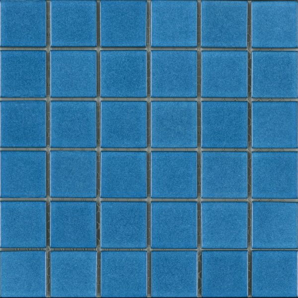 GLOSS LIGHT COBALT BLUE MOSAIC 47X47mm