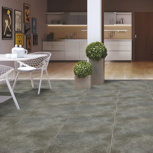 KONKRIT DARK GREY LAPPATO 450X450