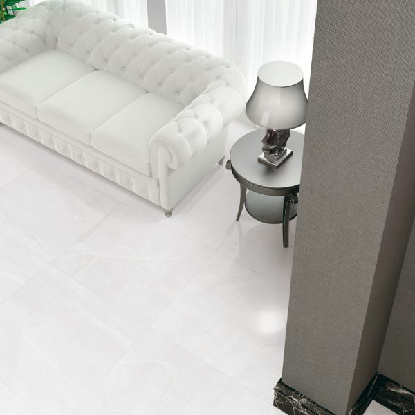 MAINSTREAM WHITE POLISHED 600 x 600mm.