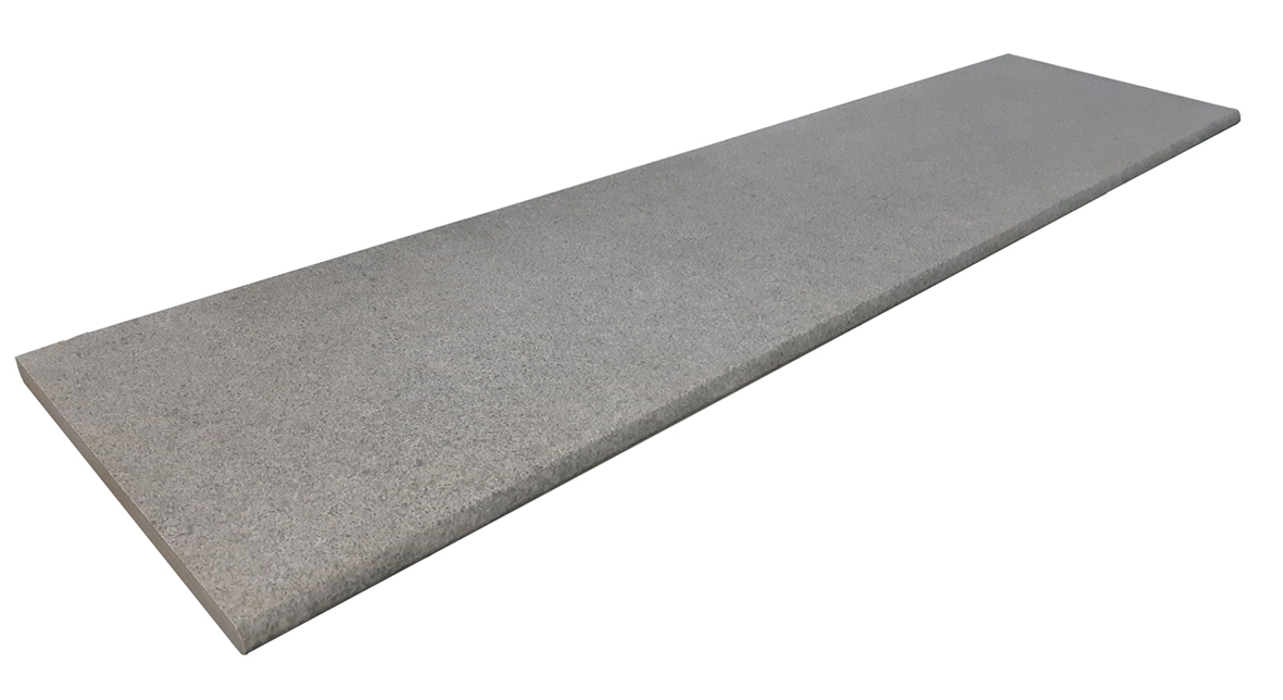 REEFSTONE GREY EXTERNAL BULLNOSE COPING 300X1200X20mm
