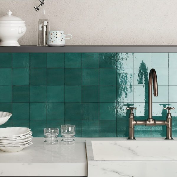 CASABLANCA TURQUOISE GLOSS 58x242mm