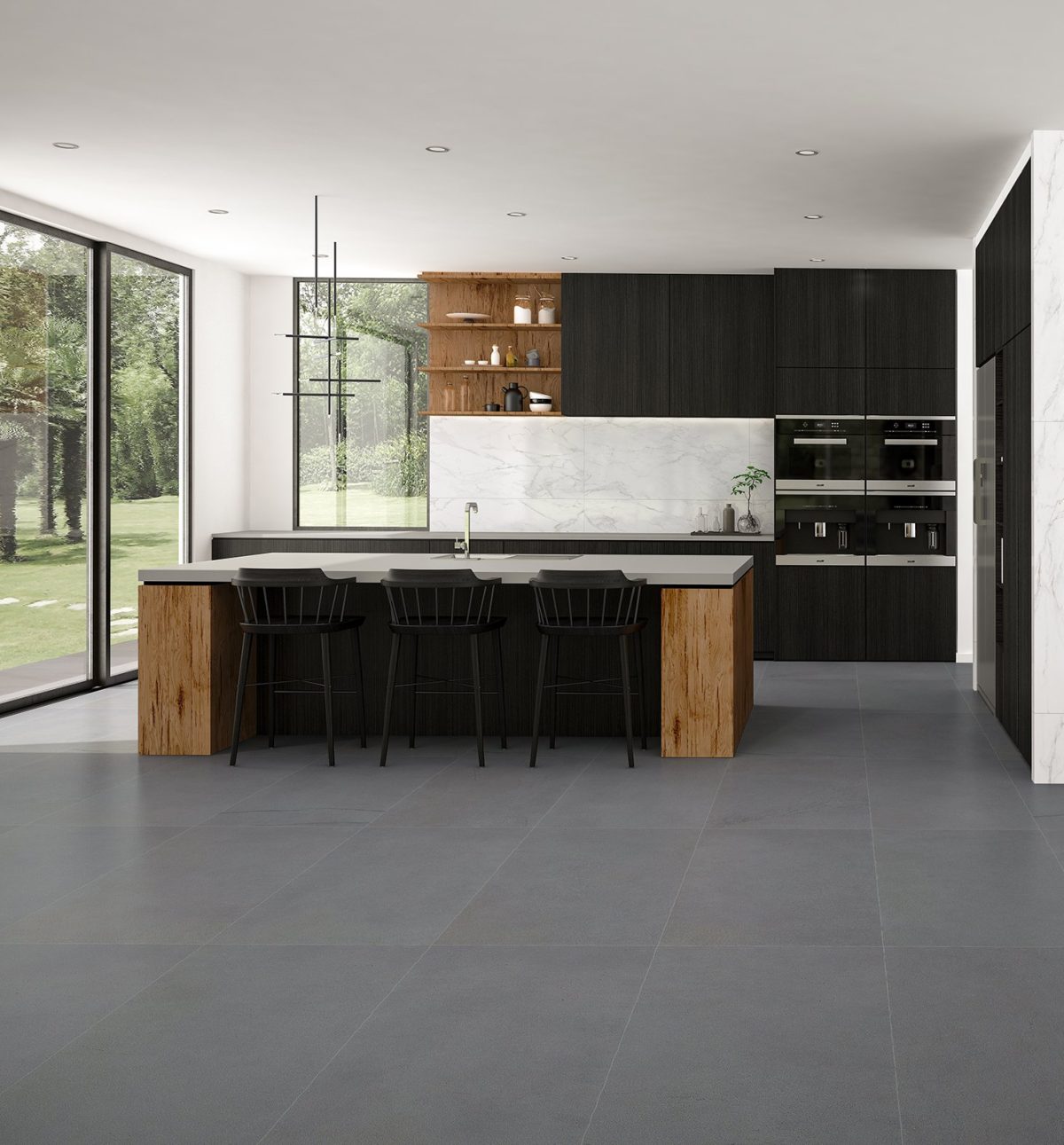 BLUESTONE GREY HONED 75X300