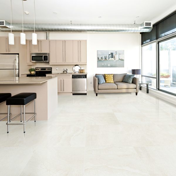 ECO STONE IVORY LAPATTO TILE 602x602mm