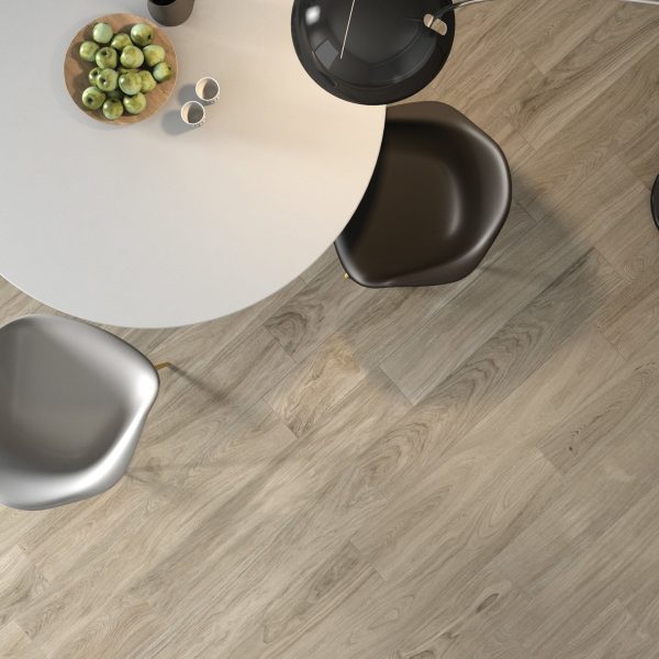 LINE WOOD IVORY TIMBER MATT TILE 195X1200mm