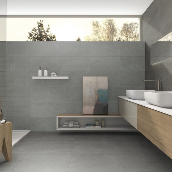 MOONSTONE STEEL MATT TILE 300x600mm