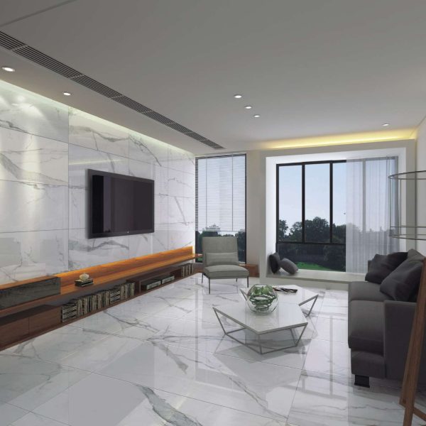 CARRARA MATT RECT 6MM TILE 800x1400mm