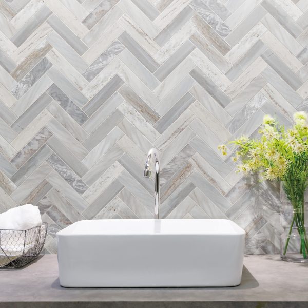 ARTEMIS BLUE SANDSTONE HERRINGBONE HONED 35X150mm
