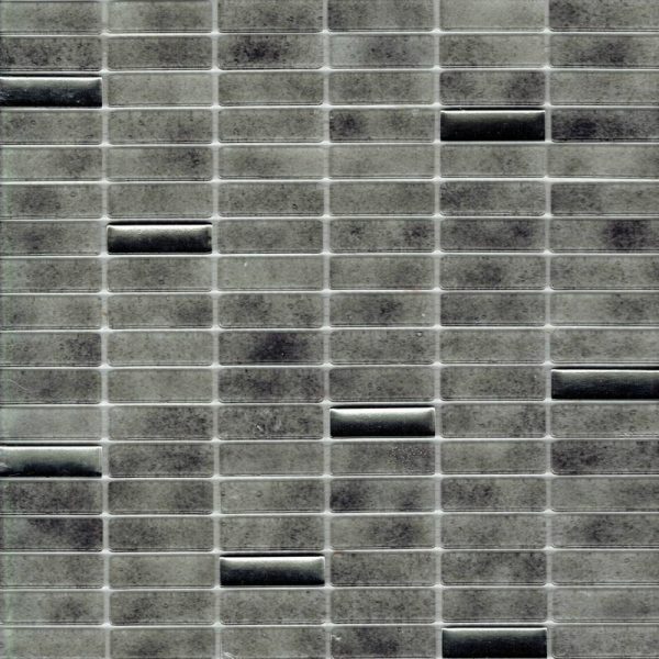 ATHENA BLEND ARGENTO MOSAIC TILE 15x48mm