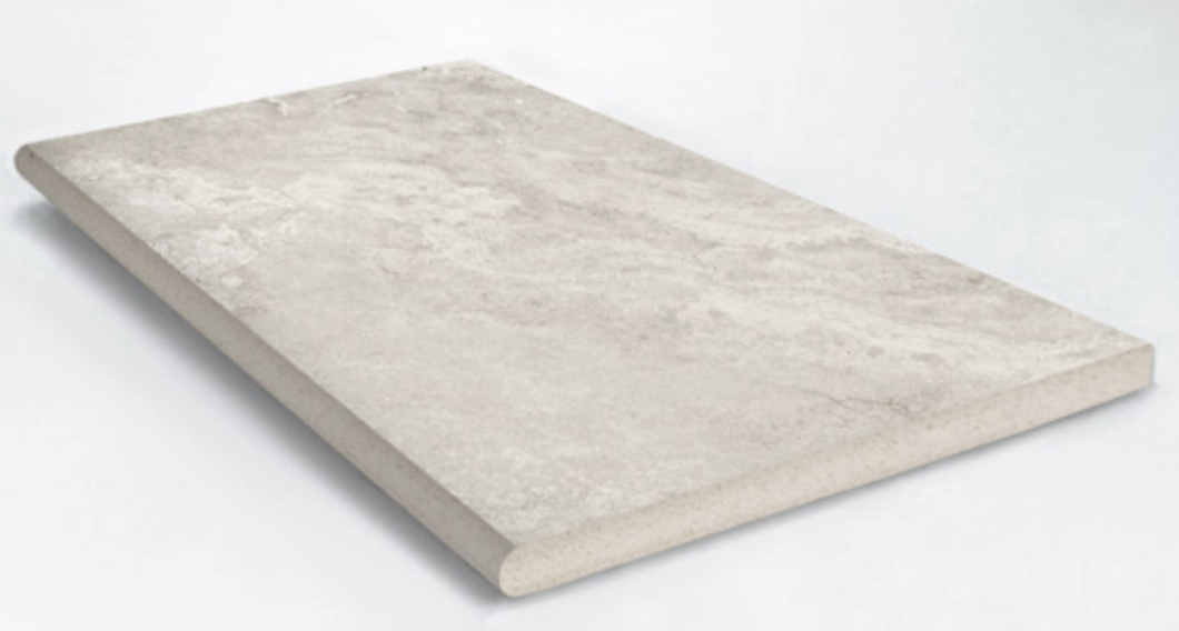 PARADISE STONE SILVER BULLNOSE COPING 400X400X20mm