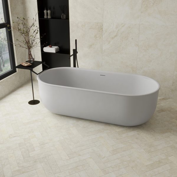 TUNDRA BEIGE GLOSS TILE 600X600mm