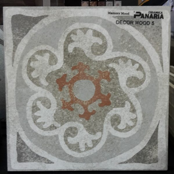 PANARIA MEMORY MOOD DECOR 5–GOTHIC CIRCLE TILE 200×200mm