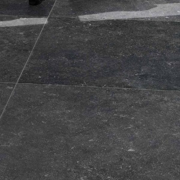 TERRATINTA STONE EVOLUTION ZWART LAPPATO CHARCOAL TILE 600x600mm