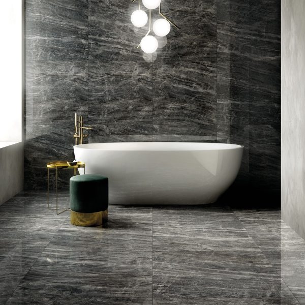 UNICOM COSMIC BLACK POLISHED TILE 600X600mm