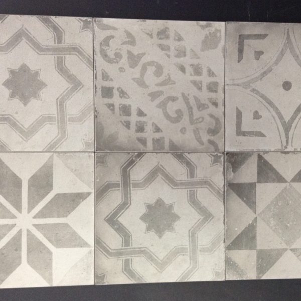 UNICOM ICON TINY 2 GREY MATT TILE 200×200mm