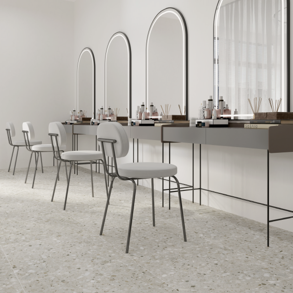 BELLAVISTA SPARKLES COFFEE MATT TILE 600X600mm