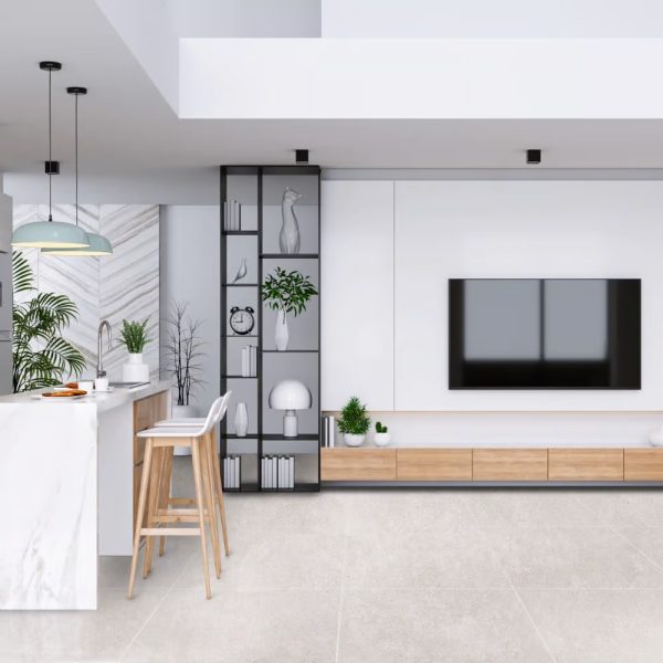 BOSTON IVORY LAPPATO RECT TILE 600×600mm