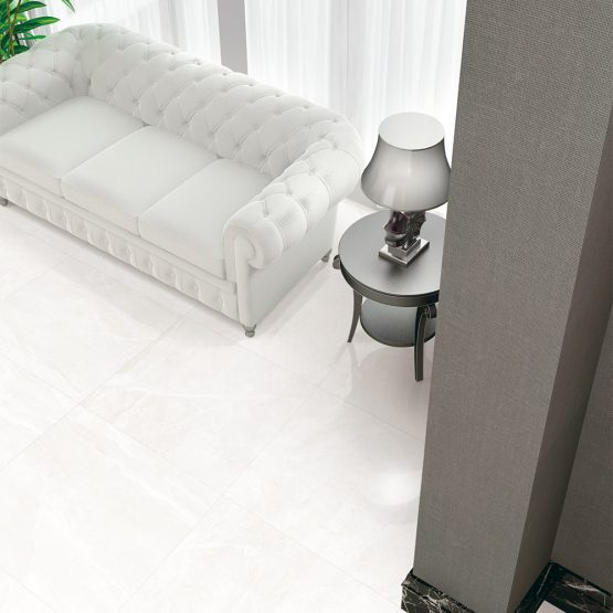 MAINSTREAM WHITE POLISHED TILE 600X600x10mm