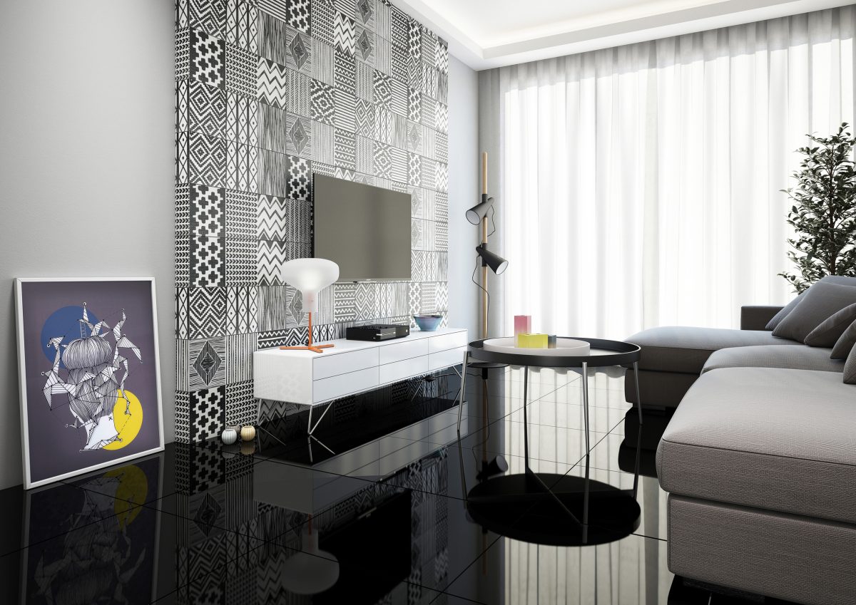 ABSOLUTE BLACK POLISHED TILE 600X600mm