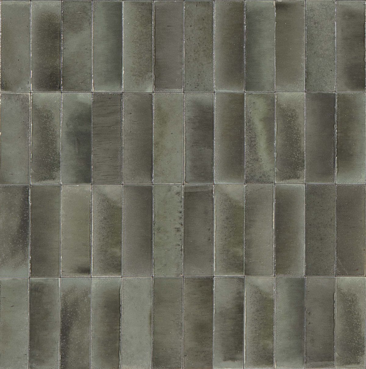 GLEEZE GRIGIO CHARCOAL GLOSS TILE 50X150mm