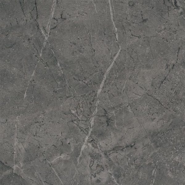 STONE PORCELAIN DARK GREY POLISHED TILE 600x600mm