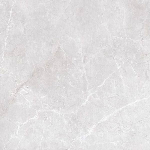 STONE PORCELAIN WHITE POLISHED TILE 600x600mm