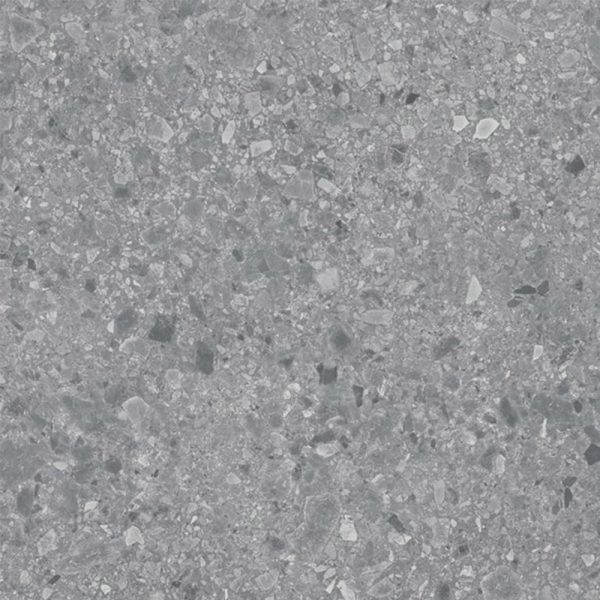 TERRAZZO GREY MATT TILE 600X600mm