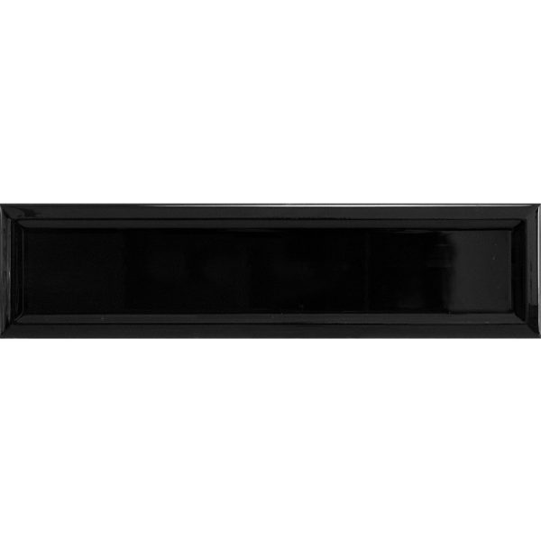 EDGE BLACK FRAME GLOSS TILE 68x280mm
