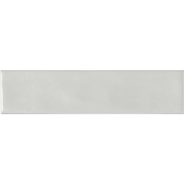 EDGE LIGHT GREY WAVE GLOSS TILE 68x280mm