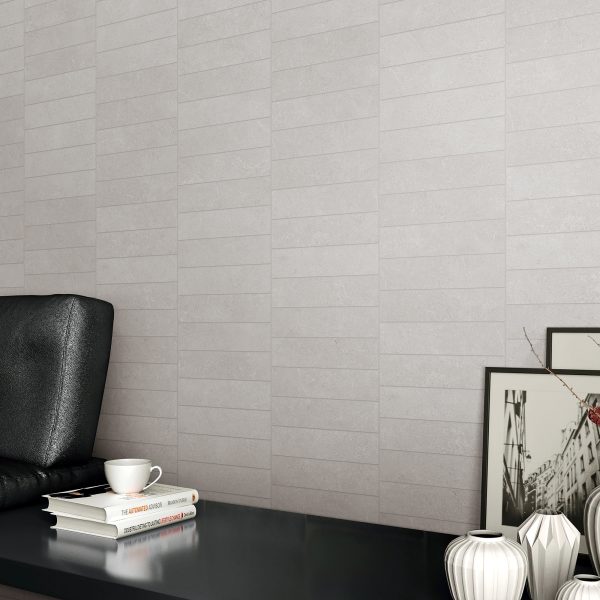 CRETE PEARL GREY MATT 75X300mm