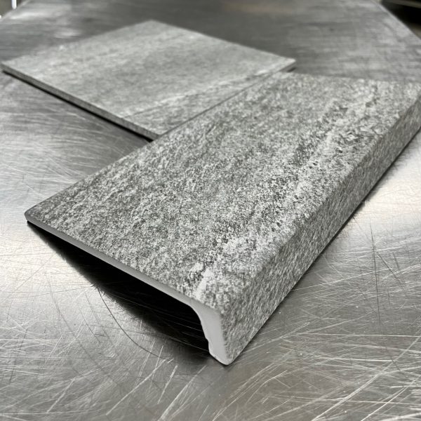 SUPERGRES FORTH QUARZITE GRIGIA ELLE BULLNOSE COPING 300x150X40mm