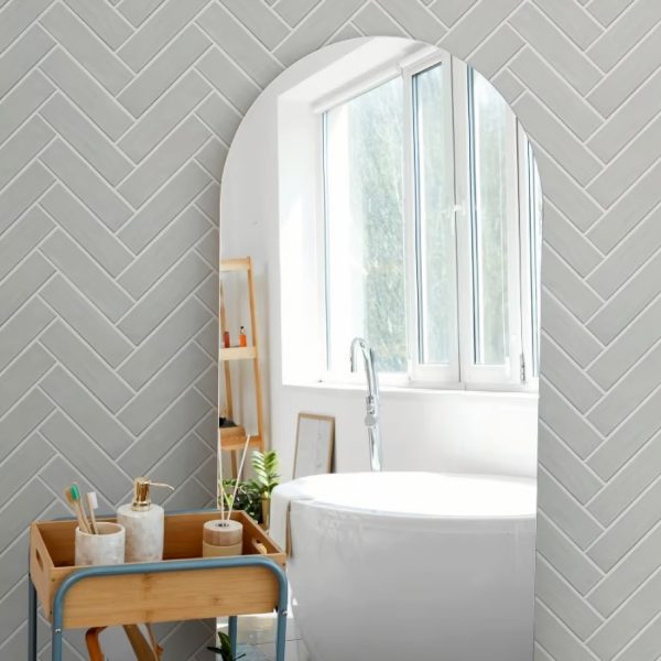 BRAVA GREY GLOSS TILE 60x217mm