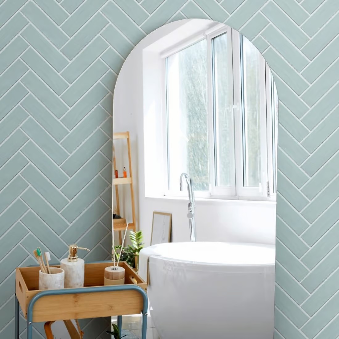 BRAVA MINT SATIN TILE 60x217mm