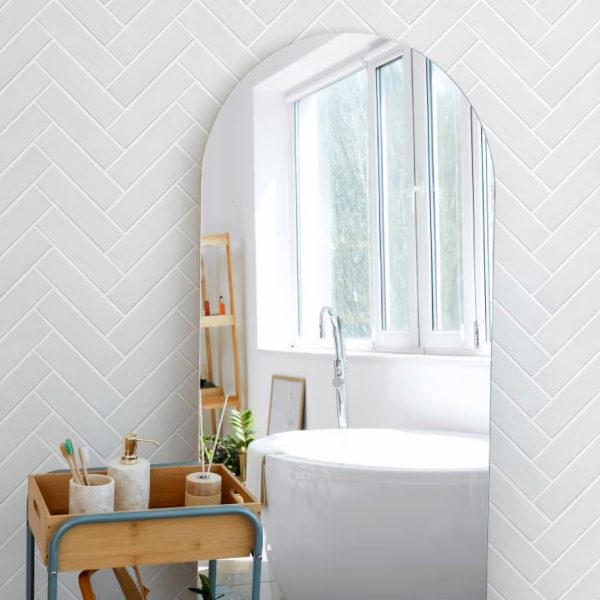 BRAVA WHITE GLOSS TILE 60x217mm