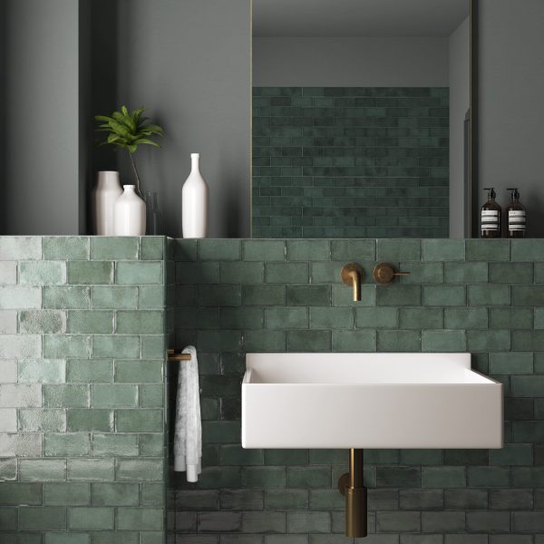 ALTEA PINE GREEN 75X150mm