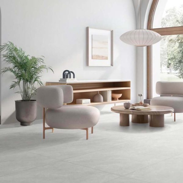 KIEL BIANCO GLOSS TILE 600X600mm