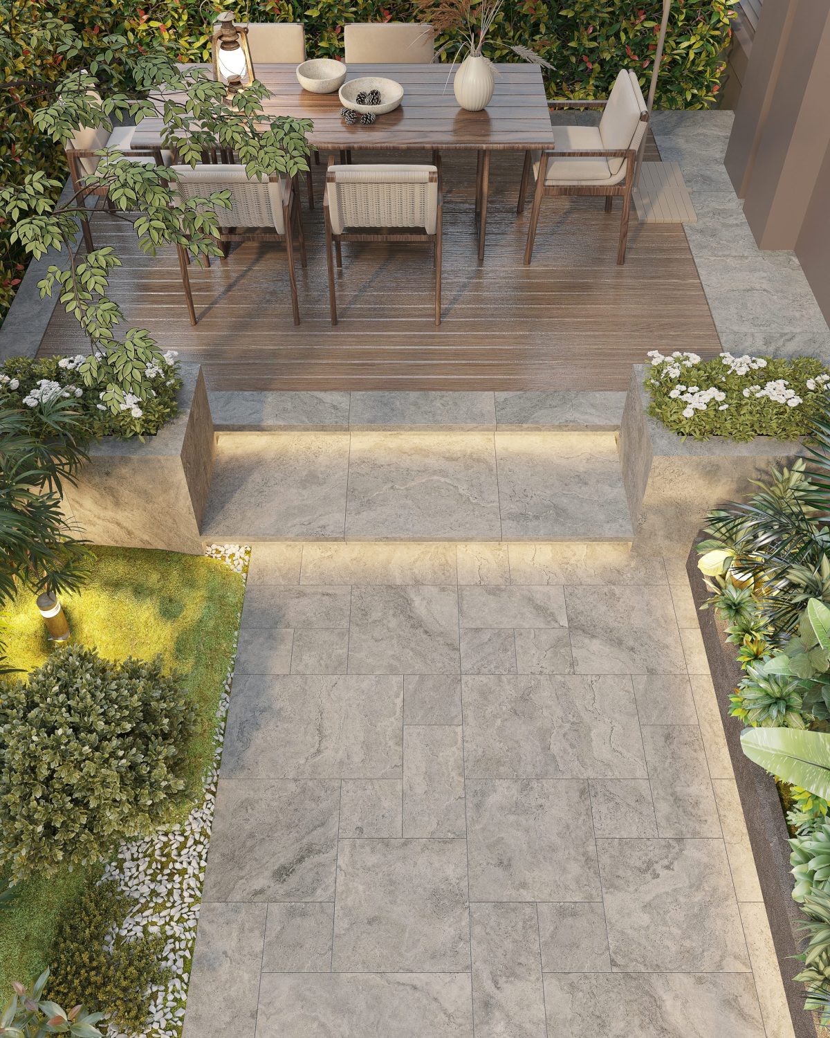 TRAVERTINO PEARL TECH GRIP TILE 300X600mm