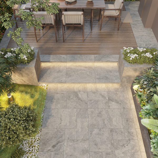 TRAVERTINO PEARL TECH GRIP TILE 300X600mm