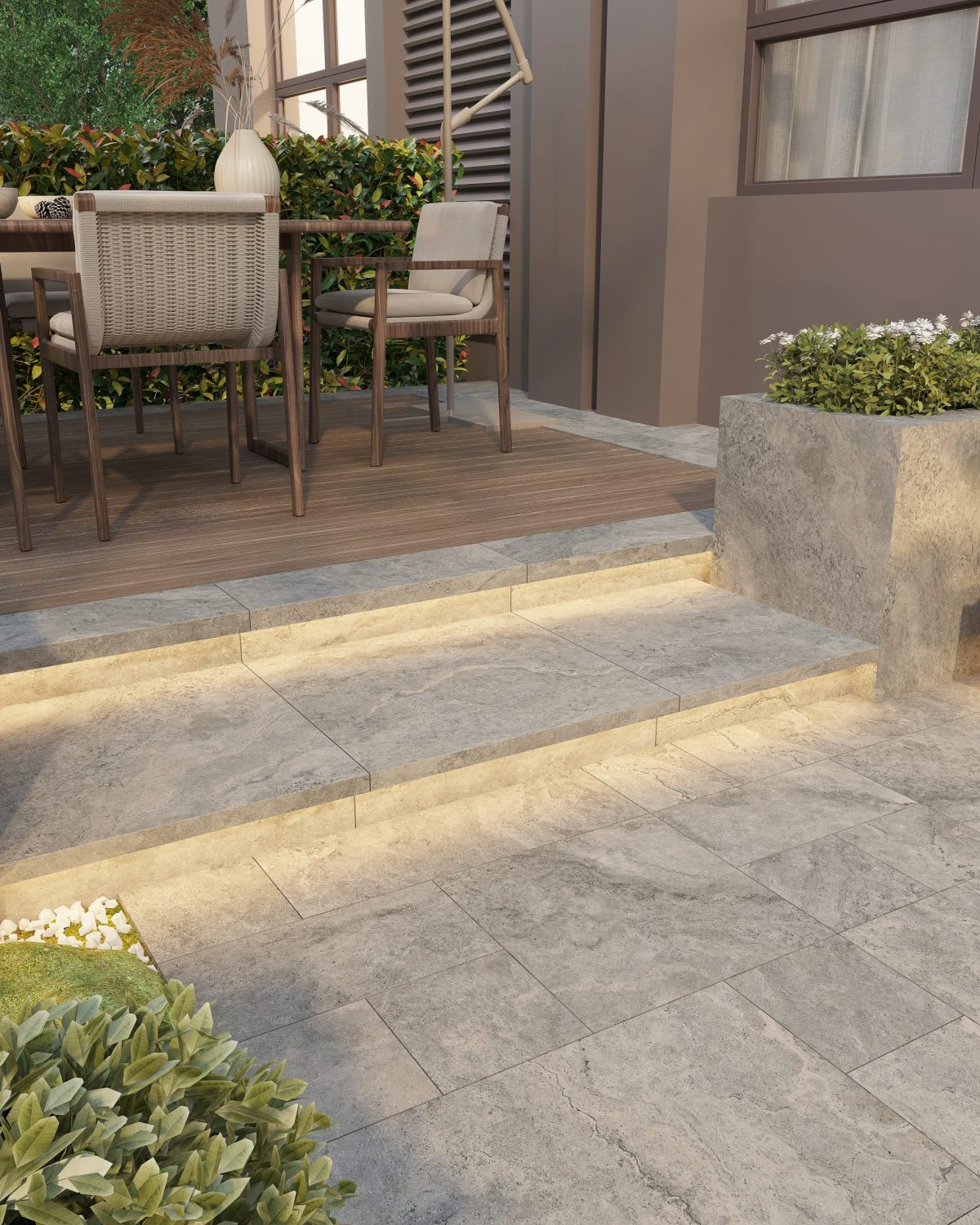 TRAVERTINO PEARL TECH GRIP TILE 300X600mm