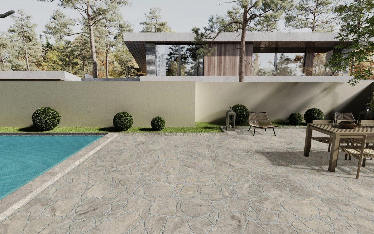 TRAVERTINO STERLING CRAZY PAVE TILE