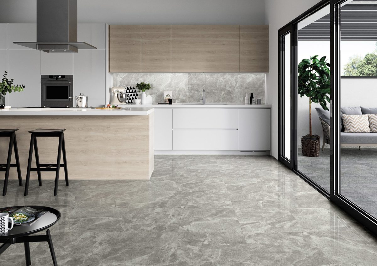 TUNDRA STORM GLOSS TILE 600X600mm