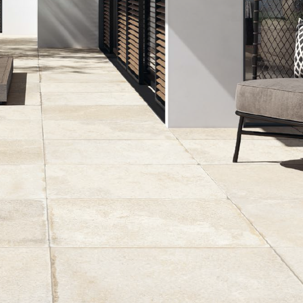 CERAMICHE COEM BORGOGNA BIANCO EXTERNAL TILE 406X614mm