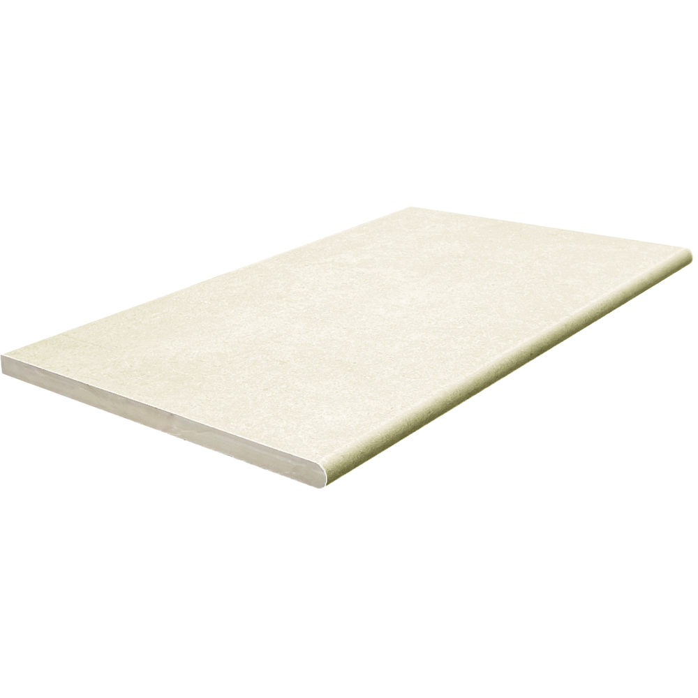PARADIGM CREAM 350X600x20mm EXTERNAL BULLNOSE (WHITE)