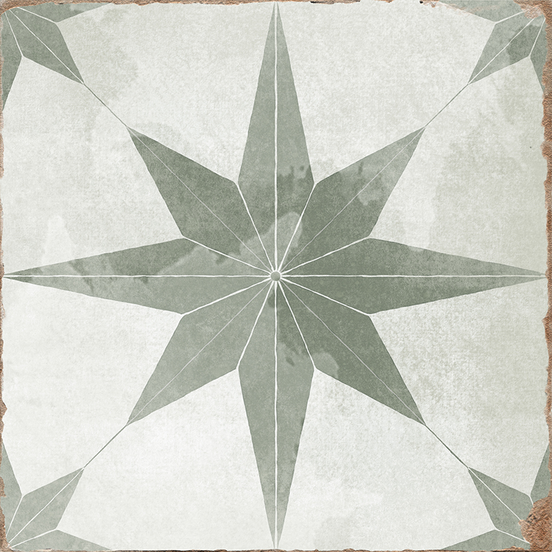 RIMINI GREEN MATT TILE 200X200mm