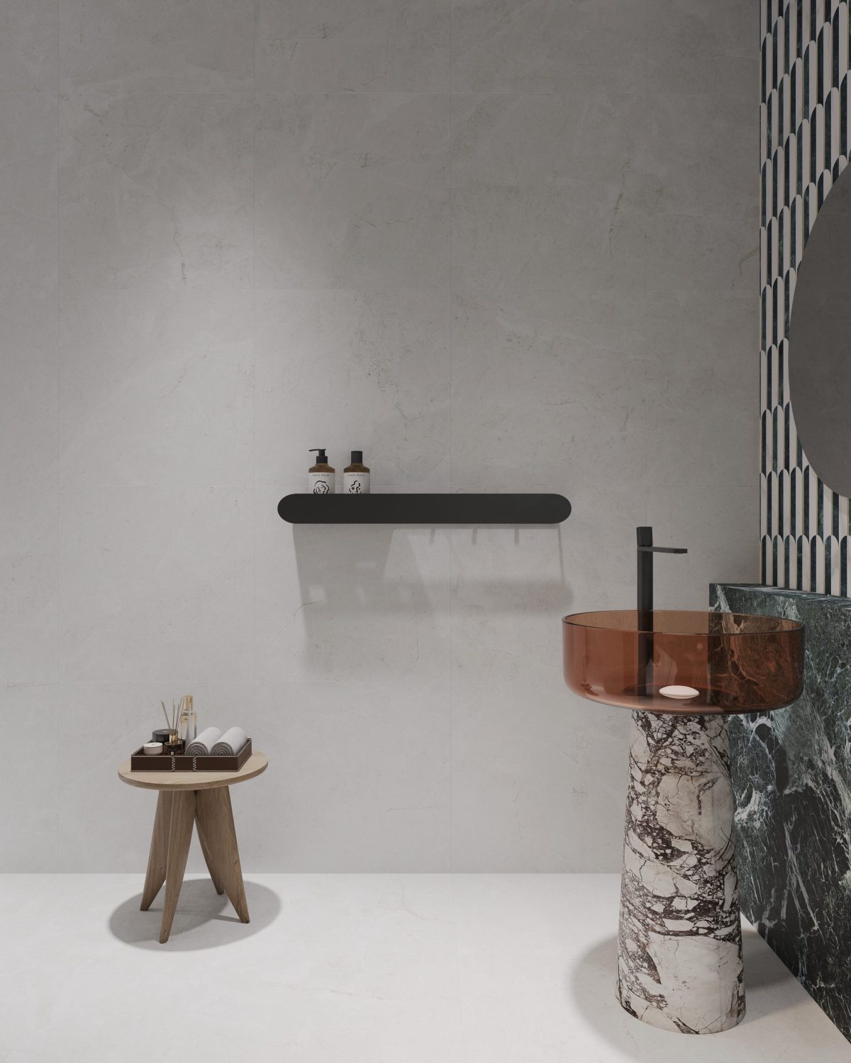 TUNDRA WHITE TECH GRIP TILE 300X600mm