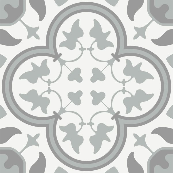 SALISBURY LIGHT GREY MATT TILE 200X200mm