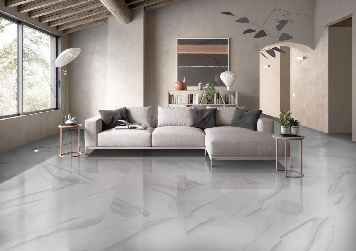 CALACATTA MATT TILE 600x600mm